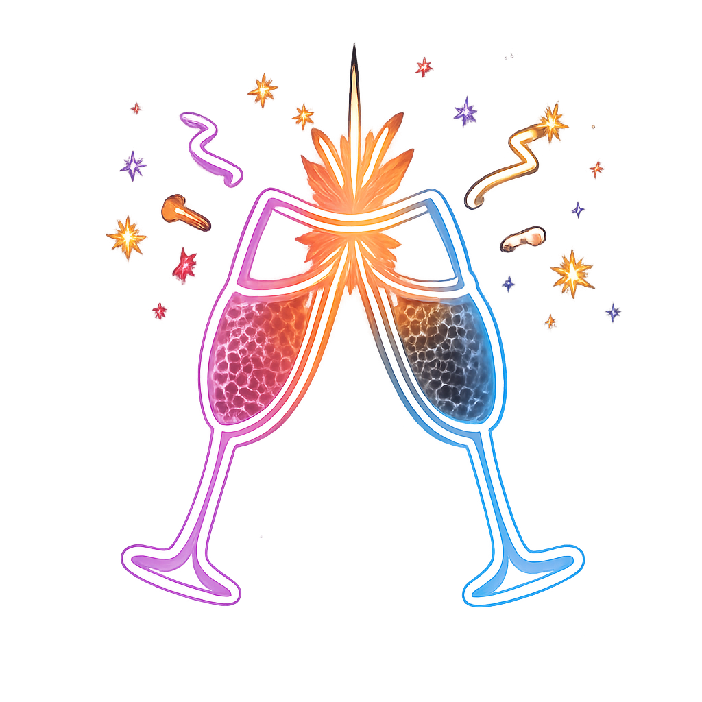 New Year's Eve decoration