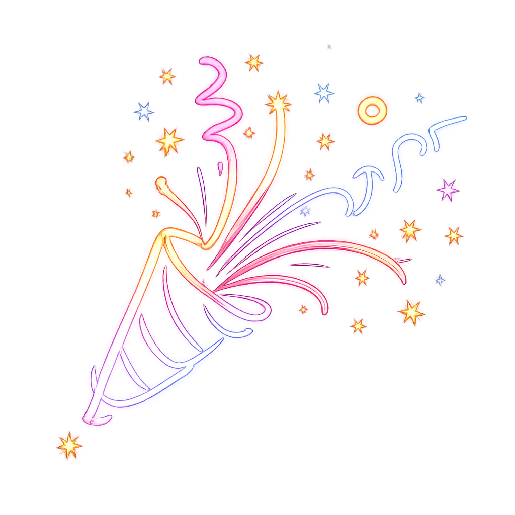 New Year's Eve decoration